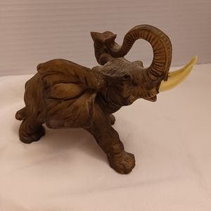 Vintage resin elephant